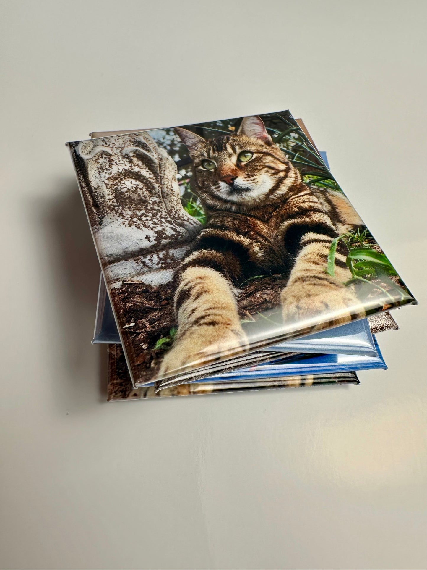 personalized square photo magnet 2 inches